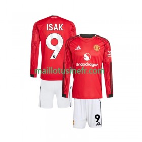 Maillot de Foot Liverpool ISAK 9 Domicile 2025-26 Manches Longues - Enfant